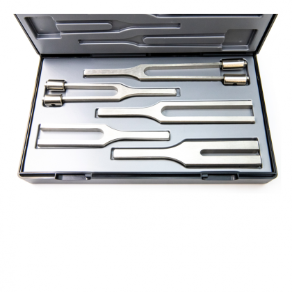 Riester Besteck II отоларингологический набор стальных камертонов, 5 шт Фото товара Riester Besteck II отоларингологический набор стальных камертонов, 5 шт