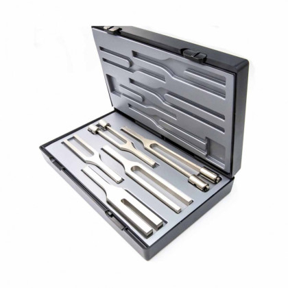 Riester Besteck II отоларингологический набор стальных камертонов, 5 шт Фото товара Riester Besteck II отоларингологический набор стальных камертонов, 5 шт