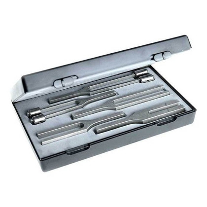 Riester Besteck II отоларингологический набор стальных камертонов, 5 шт Фото товара Riester Besteck II отоларингологический набор стальных камертонов, 5 шт