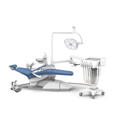 Фото товара SILVERFOX 8000C Implant – стоматологическая установка с подкатным блоком врача и с мягкой обивкой