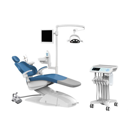 SILVERFOX 8000C-CMS0 – стоматологическая установка с подкатным блоком врача Фото товара SILVERFOX 8000C-CMS0 – стоматологическая установка с подкатным блоком врача