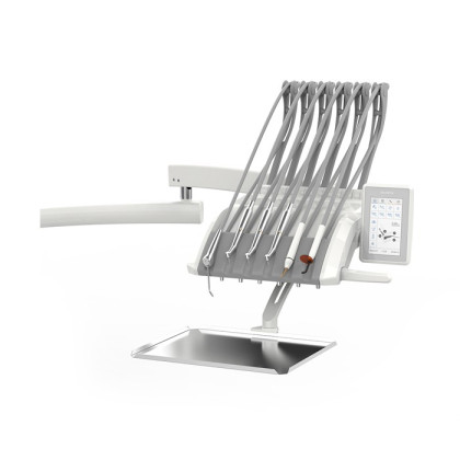 Фото товара SILVERFOX 8000C-SRS0 Classic – стоматологическая установка с верхней подачей и мягкой обивкой