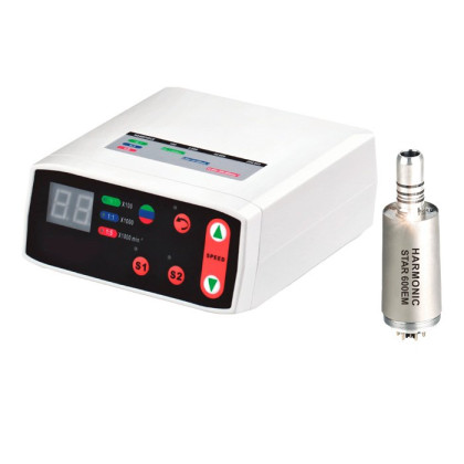 STAR 600EM - портативный бесщеточный электрический микромотор, с фиброоптикой, в комплекте с блоком управления и шлангом, Mercury Фото товара STAR 600EM - портативный бесщеточный электрический микромотор, с фиброоптикой, в комплекте с блоком управления и шлангом, Mercury