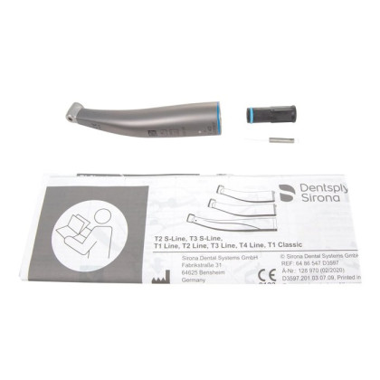 Фото товара T3 LINE E 40 - угловой наконечник без света, 1:1, Dentsply Sirona