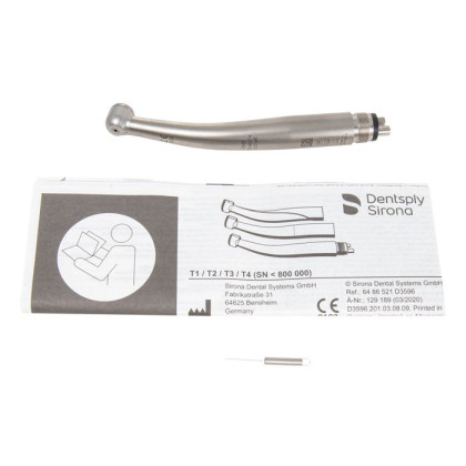 T4 Racer Midwest - турбинный наконечник со стандартной головкой без света для 4-х канального соединения, Dentsply Sirona Фото товара T4 Racer Midwest - турбинный наконечник со стандартной головкой без света для 4-х канального соединения, Dentsply Sirona