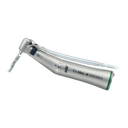 Ti-Max X-DSG20Lh - разборный хирургический наконечник с оптикой с шестигранной системой зажима бора, 20:1, NSK Nakanishi Фото товара Ti-Max X-DSG20Lh - разборный хирургический наконечник с оптикой с шестигранной системой зажима бора, 20:1, NSK Nakanishi