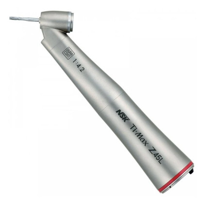 Ti-Max Z45L - повышающий угловой наконечник с оптикой, 1:4,2, NSK Nakanishi Фото товара Ti-Max Z45L - повышающий угловой наконечник с оптикой, 1:4,2, NSK Nakanishi