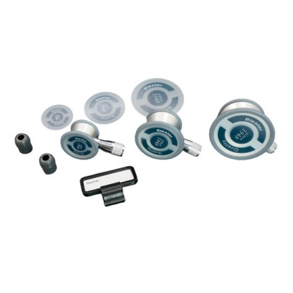 Tristar стетоскоп, с 3-мя головками, голубой, Riester Фото товара Tristar стетоскоп, с 3-мя головками, голубой, Riester