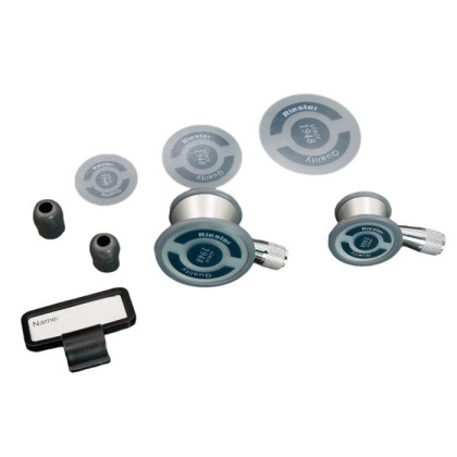 Tristar стетоскоп, с 3-мя головками, серый, Riester Фото товара Tristar стетоскоп, с 3-мя головками, серый, Riester