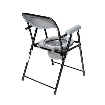 Фото товара WC600 Кресло-туалет складной, черный (аналог WC eFix)