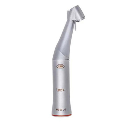 WS-91 L G - повышающий угловой наконечник с генератором света, с наклоном головки под 45, с внешним спреем, 1:2.7, W&H Фото товара WS-91 L G - повышающий угловой наконечник с генератором света, с наклоном головки под 45, с внешним спреем, 1:2.7, W&H