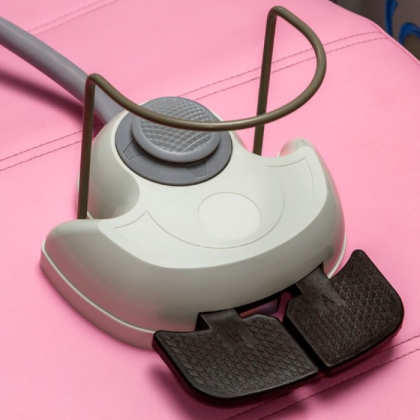 Фото товара Woson WOD 550 - детская стоматологическая установка с подкатным блоком, цвет бирюза