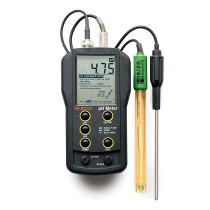 Фото товара pH-метр HANNA HI 83141 (0,00…14,00 pH, портативный), HANNA Instruments