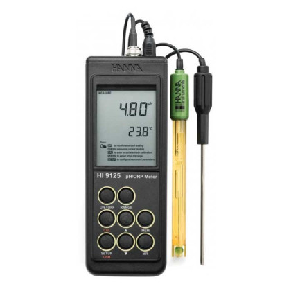 Фото товара pH-метр HANNA HI 9125 (-2…16 pH, портативный)