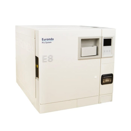 Автоматический автоклав Euronda E8 класса B с вакуумной помпой и принтером, 24 л., Euronda Фото товара Автоматический автоклав Euronda E8 класса B с вакуумной помпой и принтером, 24 л., Euronda