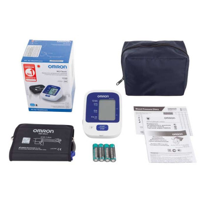 Фото товара Автоматический тонометр OMRON M2 Classic + Универсальная манжета новинка (HEM-7122-LRU)