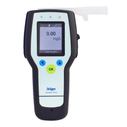 Алкотестер Alcotest 7510 с поверкой Draeger Фото товара Алкотестер Alcotest 7510 с поверкой Draeger