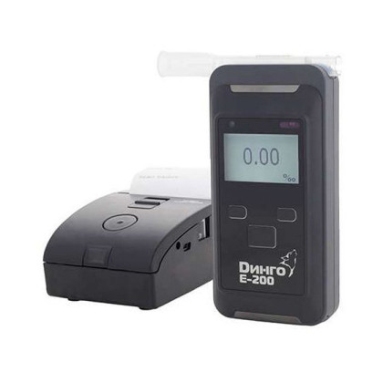 Алкотестер Динго Е-200 с принтером Фото товара Алкотестер Динго Е-200 с принтером