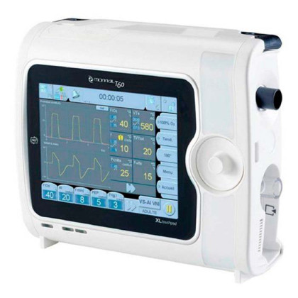Аппарат ИВЛ респираторной терапии Monnal T60, Франция Фото товара Аппарат ИВЛ респираторной терапии Monnal T60, Франция