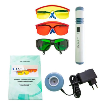 Аппарат светодиодный АФС, с зарядным устройством Фото товара Аппарат светодиодный АФС, с зарядным устройством