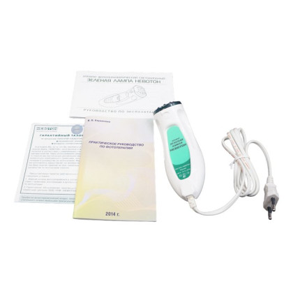 Аппарат фототерапевтический светодиодный Зеленая лампа, Невотон Фото товара Аппарат фототерапевтический светодиодный Зеленая лампа, Невотон