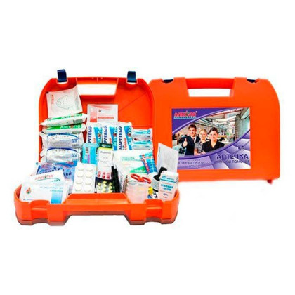 Аптечка коллективная для офиса и производства "АППОЛО" на 10-15 человек Фото товара Аптечка коллективная для офиса и производства "АППОЛО" на 10-15 человек