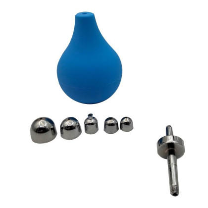 Баллон Политцера для продувания ушей с запасными оливами БП Фото товара Баллон Политцера для продувания ушей с запасными оливами БП