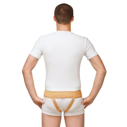 Бандаж фиксирующий грыжевый паховый двусторонний размер 3 Фото товара Бандаж фиксирующий грыжевый паховый двусторонний размер 3