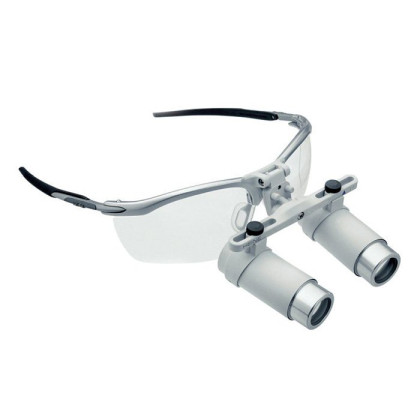 Фото товара Бинокулярная лупа HRP 4х, рабочее расстояние 340 мм, на очковой оправе, (арт. С-000.32.431), Heine