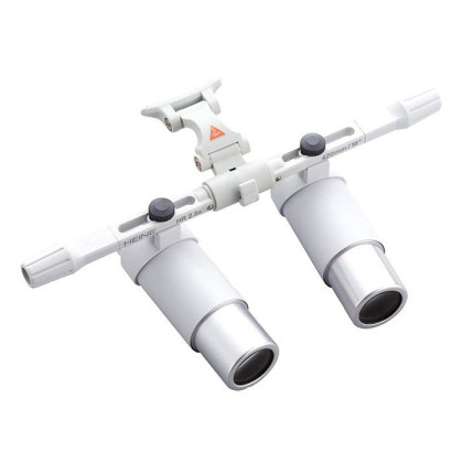 Фото товара Бинокулярная лупа HRP 6х, рабочее расстояние 340 мм, с креплением i-View для оправы S-Frame, (арт. С-000.32.722), Heine