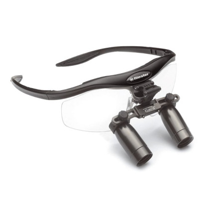 Бинокулярные лупы Hi-Res Galilean Riester, увеличение 3.0x, рабочее расстояние 50 см Фото товара Бинокулярные лупы Hi-Res Galilean Riester, увеличение 3.0x, рабочее расстояние 50 см