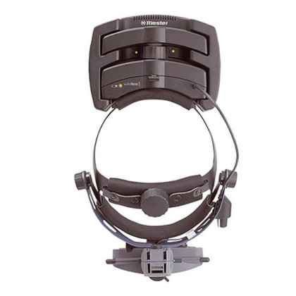 Бинокулярный налобный непрямой офтальмоскоп All Pupil II, XL беспроводной с аккумулятором, Riester Фото товара Бинокулярный налобный непрямой офтальмоскоп All Pupil II, XL беспроводной с аккумулятором, Riester