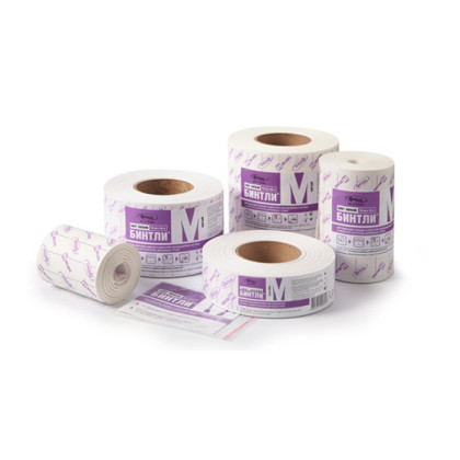 Бинт липкий Бинтли-М 5 см х 2 м, рулон в коробочке Фото товара Бинт липкий Бинтли-М 5 см х 2 м, рулон в коробочке