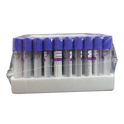 Фото товара Вакуумные пробирки Lab-Vac с К2 ЭДТА, фиолетовые, 4 мл, 13х75 мм (уп. 100шт) 142041375