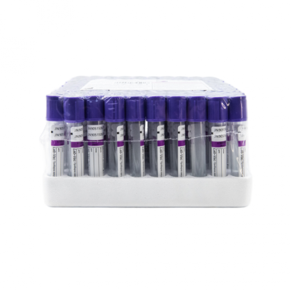 Фото товара Вакуумные пробирки Lab-Vac с К3 ЭДТА, фиолетовые, 4 мл, 13х75 мм (уп. 100шт) 143041375