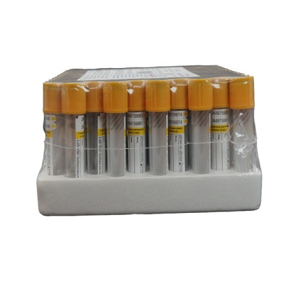 Фото товара Вакуумные пробирки Lab-Vac с активатором и гелем, желтые, 4 мл, 13х75 мм (уп. 100шт) 120041375