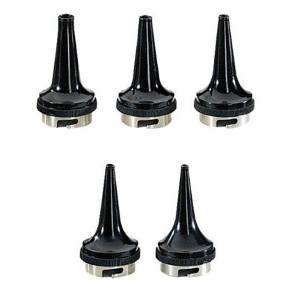 Фото товара Воронка ушная многоразовая (комплект из 5 шт. 2,2/2,8/3,5/4,5/5,5 мм) (Vet длина 40мм) Heine