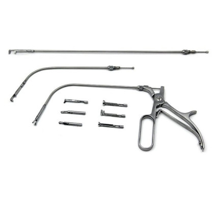 Выкусыватель гортанный со сменными направляющими трубками и наконечниками Фото товара Выкусыватель гортанный со сменными направляющими трубками и наконечниками