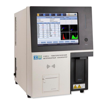 Гематологический анализатор крови класса 5-diff 5180Vet, Zoomed Фото товара Гематологический анализатор крови класса 5-diff 5180Vet, Zoomed