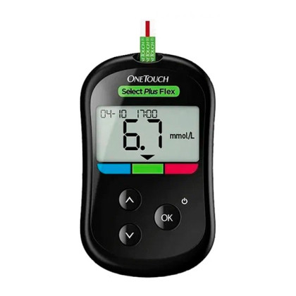 Фото товара Глюкометр OneTouch Select Plus Flex (Селект Плюс Флекс), ручка + 10 ланцетов в комплекте