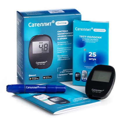 Фото товара Глюкометр Сателлит Online