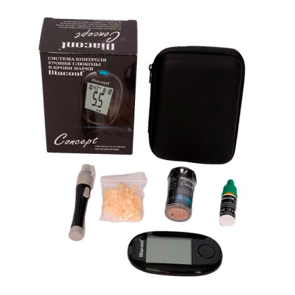 Фото товара Глюкометр для измерения уровня глюкозы Diacont Concept (Диаконт Концепт)