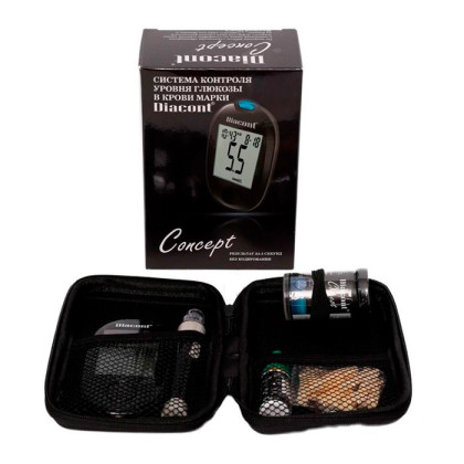 Фото товара Глюкометр для измерения уровня глюкозы Diacont Concept (Диаконт Концепт)