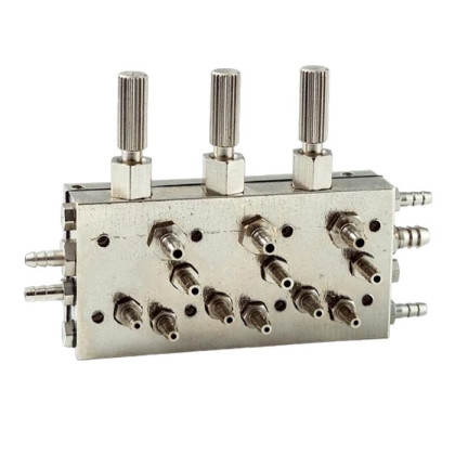 Гребенка на три выхода для установок AY-A Фото товара Гребенка на три выхода для установок AY-A