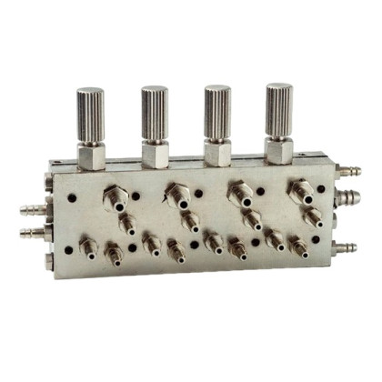 Гребенка на четыре выхода для установок AY-A Фото товара Гребенка на четыре выхода для установок AY-A