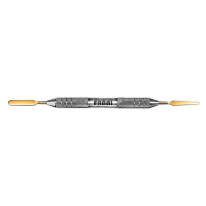 Фото товара Двухсторонний шпатель GOLD F (арт 1508F TiN) FABRI
