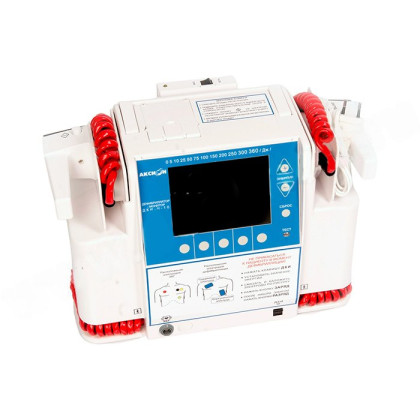 Дефибриллятор ручной автоматический ДКИ-Н-10, полная комплектация Фото товара Дефибриллятор ручной автоматический ДКИ-Н-10, полная комплектация