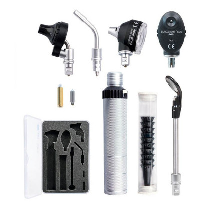 Диагностический набор для ЛОР врача Combilight LED F.O.30 / E36 3,5 В KaWe Фото товара Диагностический набор для ЛОР врача Combilight LED F.O.30 / E36 3,5 В KaWe