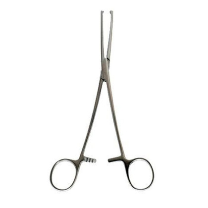 Зажим Kocher прямой 200 мм (Зажим к/о 1х2 зубый, прямой, №3, 200 мм Sammar Фото товара Зажим Kocher прямой 200 мм (Зажим к/о 1х2 зубый, прямой, №3, 200 мм Sammar