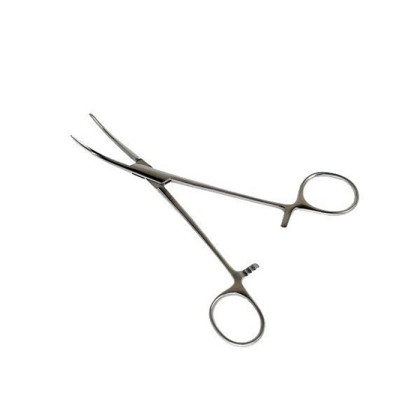 Зажим Rochester Pean изогнутый 160 мм (Зажим к/о, зубчатый, изогнутый № 1, 160 мм Sammar Фото товара Зажим Rochester Pean изогнутый 160 мм (Зажим к/о, зубчатый, изогнутый № 1, 160 мм Sammar